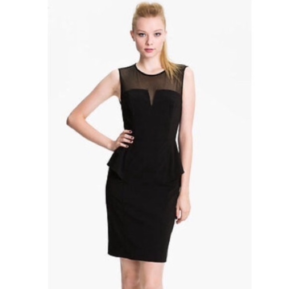 Aidan Mattox Dresses & Skirts - AIDAN MATTOX Peplum Black Dress